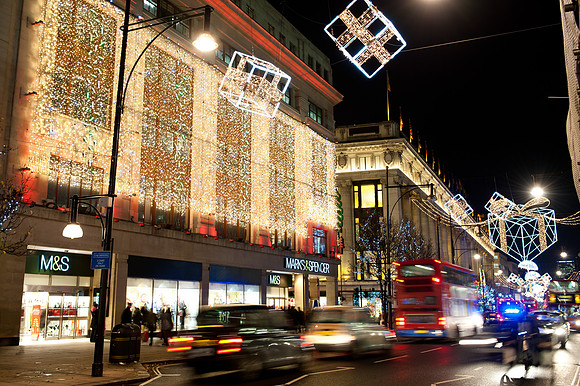Oxford Street at Christmas